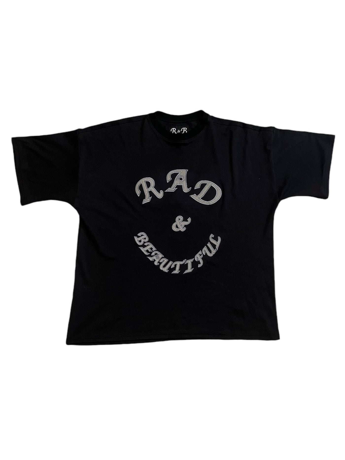 R&B 3M TEE (EMBROIDERED) - BLACK