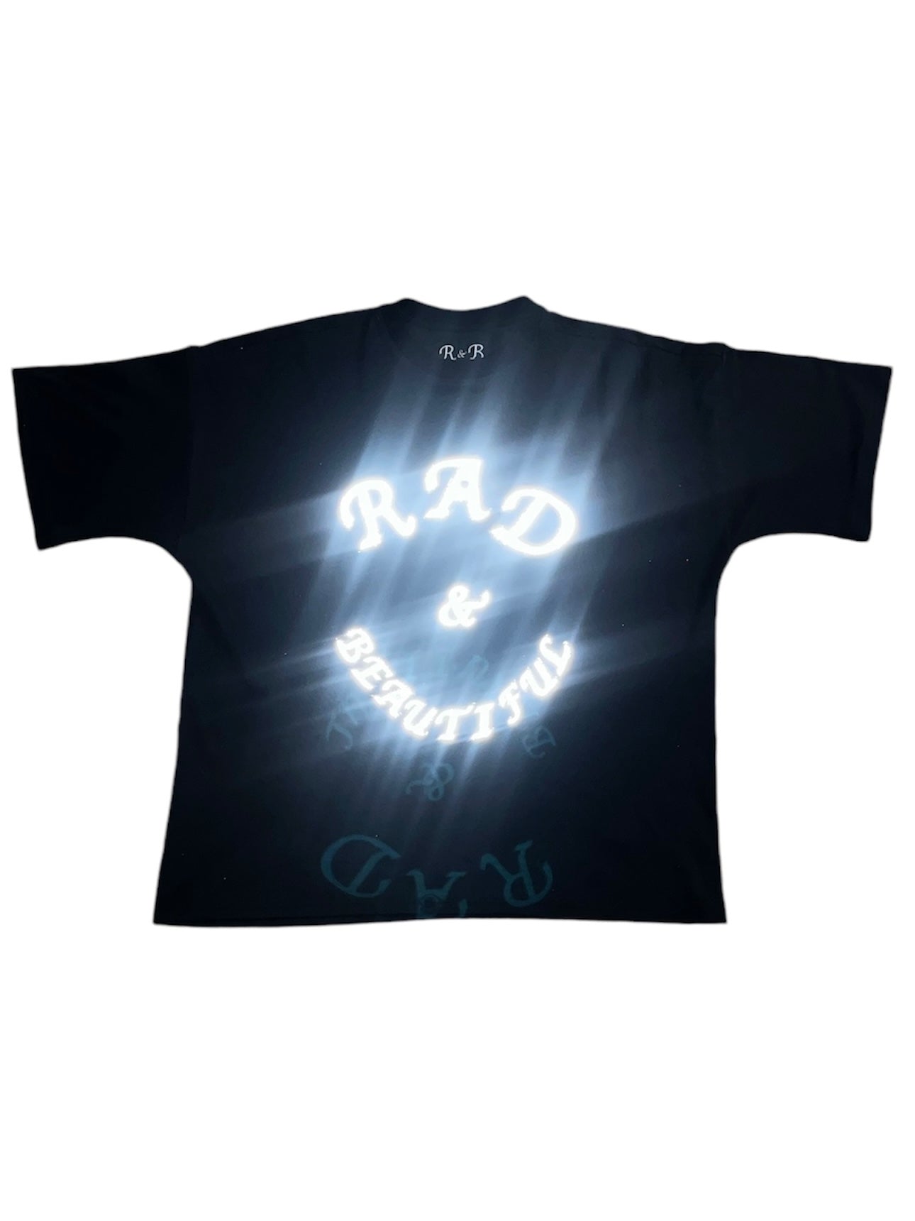 R&B 3M TEE (EMBROIDERED) - BLACK