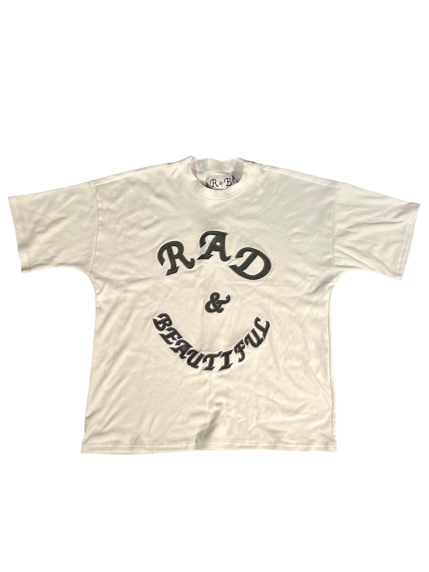 R&B 3M TEE (EMBROIDERED) - WHITE