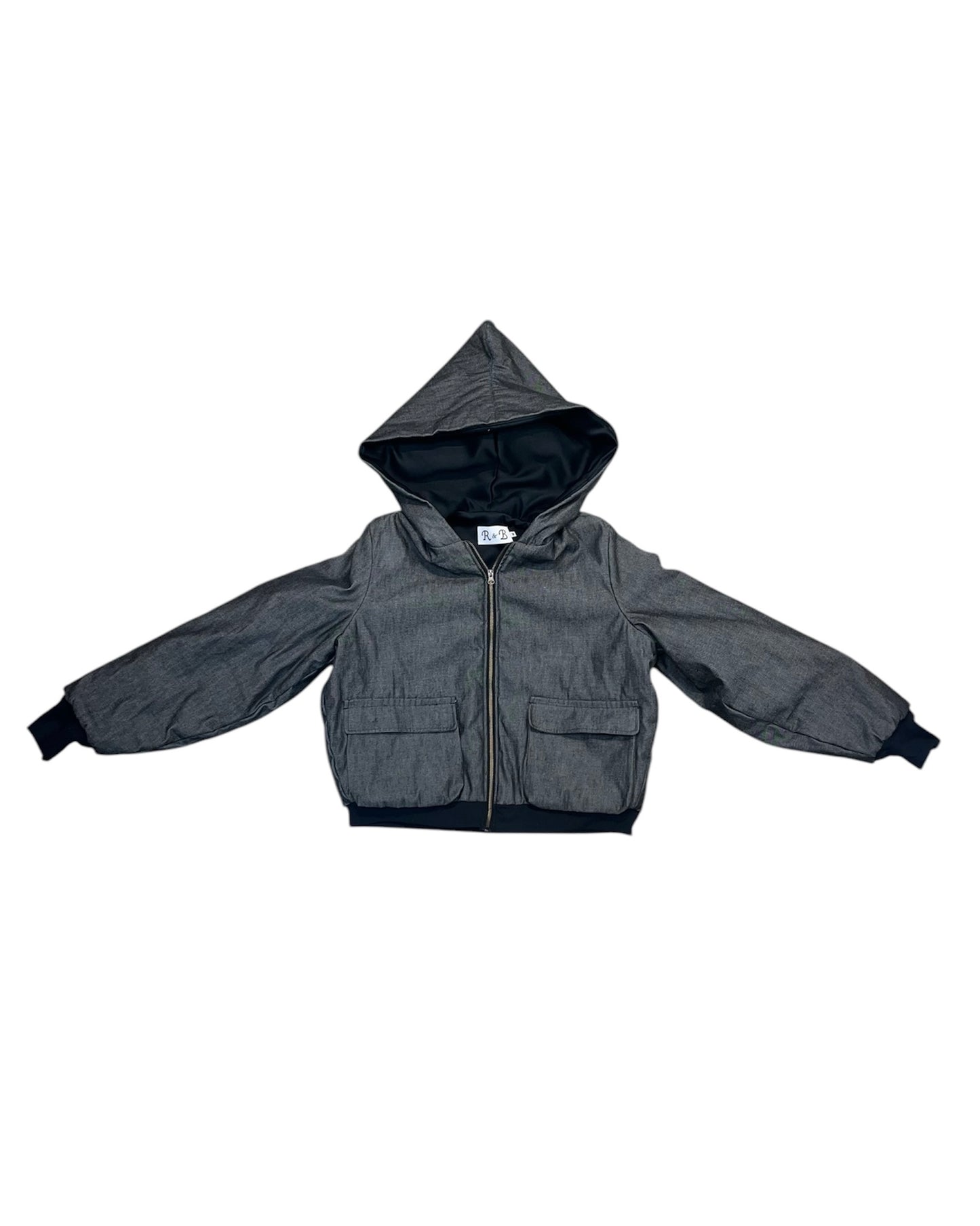WZRD JKT -GUN METAL