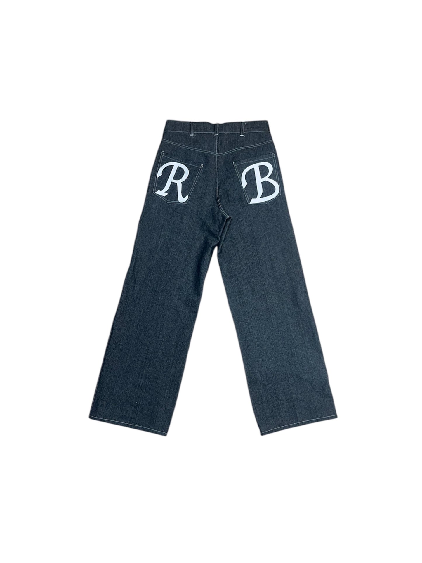 R&B STR8 LEG JEANS - GREY
